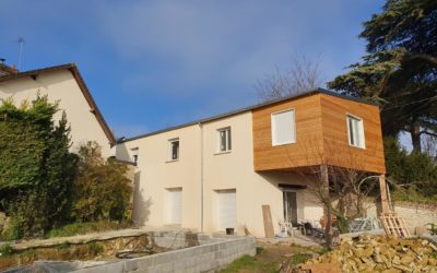 Rénovation maison, ancien corps de ferme, à Herouville St-Clair (Caen)