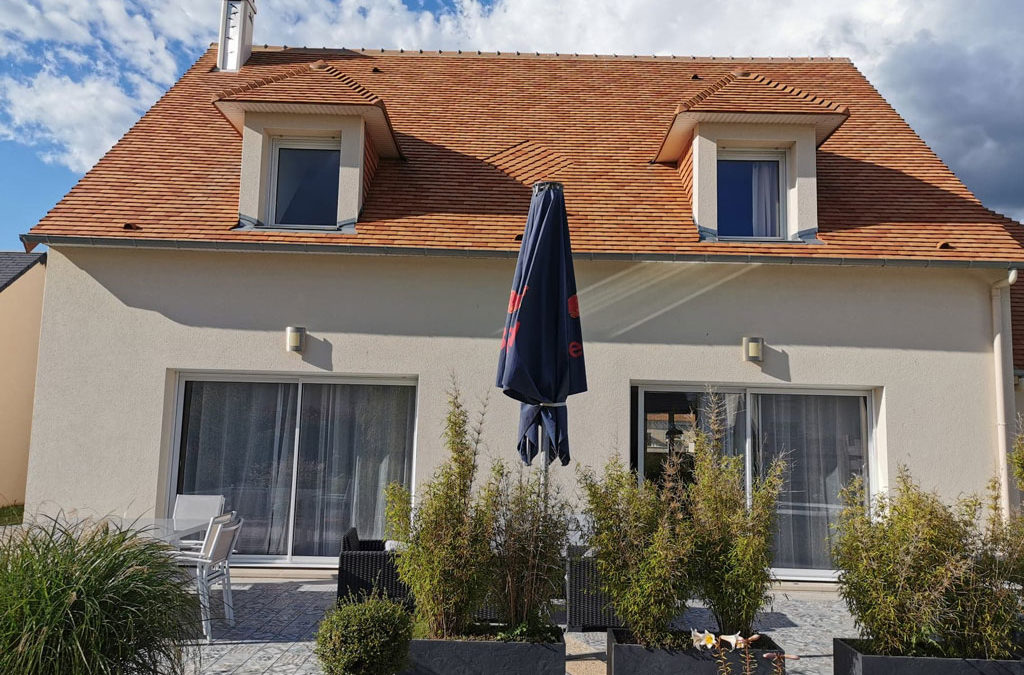 Construction d’une maison traditionnelle à l’est de Caen